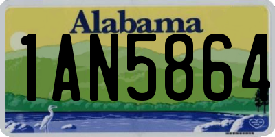 AL license plate 1AN5864