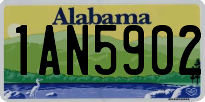 AL license plate 1AN5902