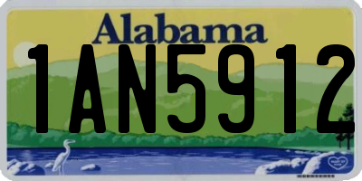 AL license plate 1AN5912