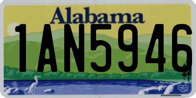 AL license plate 1AN5946