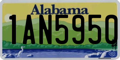 AL license plate 1AN5950