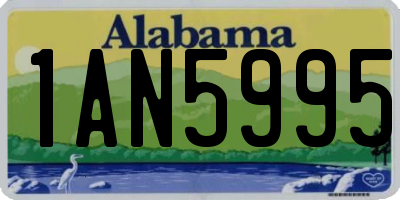 AL license plate 1AN5995