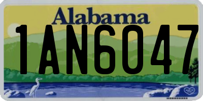 AL license plate 1AN6047