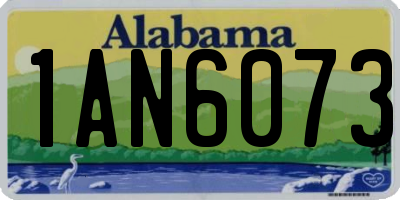 AL license plate 1AN6073
