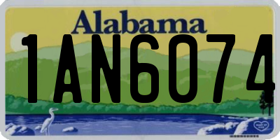 AL license plate 1AN6074