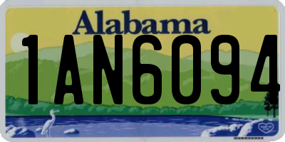 AL license plate 1AN6094