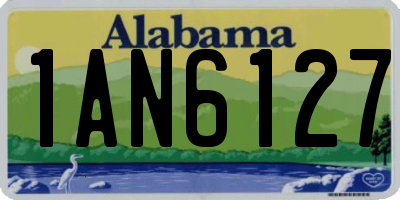 AL license plate 1AN6127