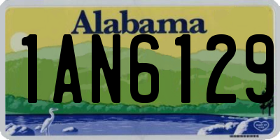 AL license plate 1AN6129