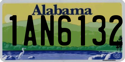 AL license plate 1AN6132