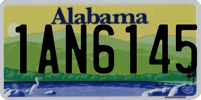 AL license plate 1AN6145