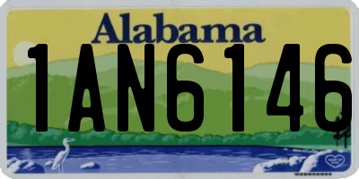 AL license plate 1AN6146