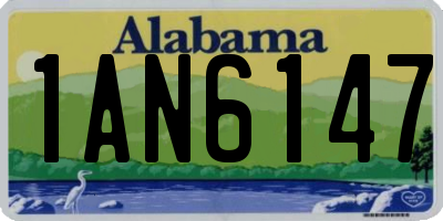 AL license plate 1AN6147
