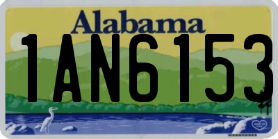 AL license plate 1AN6153
