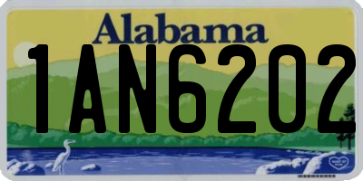 AL license plate 1AN6202