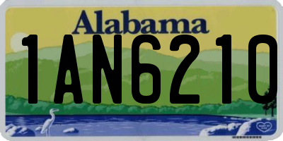 AL license plate 1AN6210