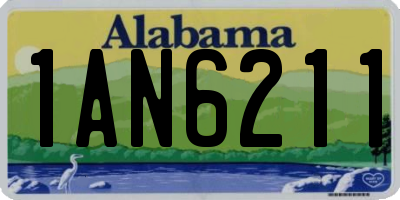 AL license plate 1AN6211
