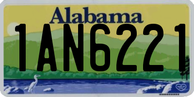AL license plate 1AN6221