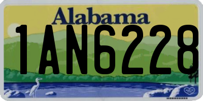 AL license plate 1AN6228