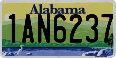 AL license plate 1AN6237