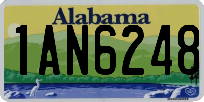 AL license plate 1AN6248