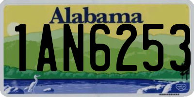 AL license plate 1AN6253