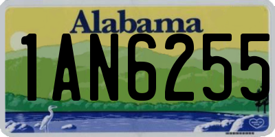 AL license plate 1AN6255