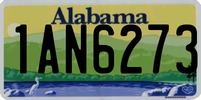 AL license plate 1AN6273