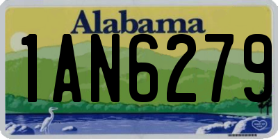 AL license plate 1AN6279