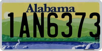 AL license plate 1AN6373