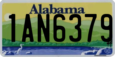 AL license plate 1AN6379