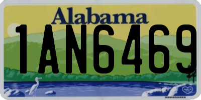 AL license plate 1AN6469