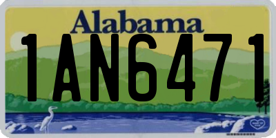AL license plate 1AN6471
