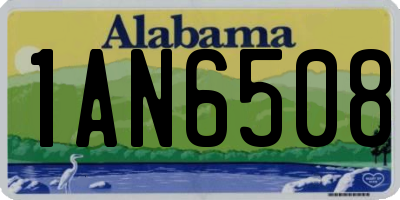 AL license plate 1AN6508
