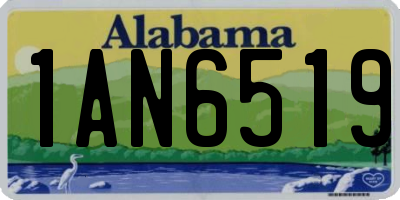 AL license plate 1AN6519