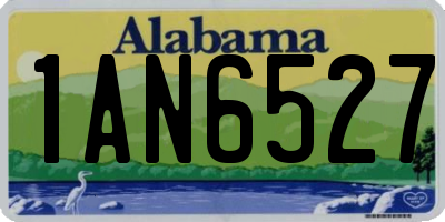 AL license plate 1AN6527