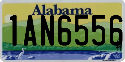 AL license plate 1AN6556