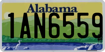 AL license plate 1AN6559