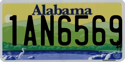AL license plate 1AN6569