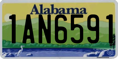 AL license plate 1AN6591