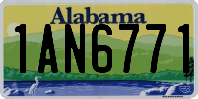 AL license plate 1AN6771