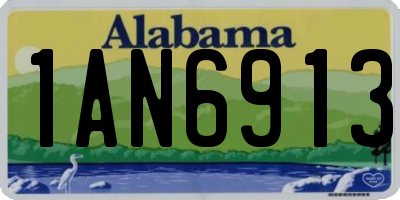 AL license plate 1AN6913