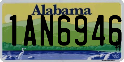AL license plate 1AN6946