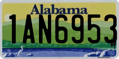 AL license plate 1AN6953
