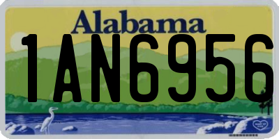 AL license plate 1AN6956