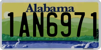AL license plate 1AN6971