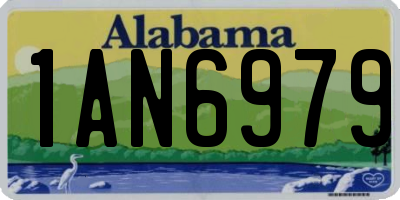 AL license plate 1AN6979