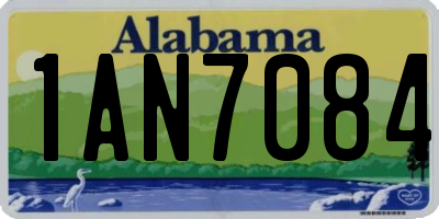 AL license plate 1AN7084