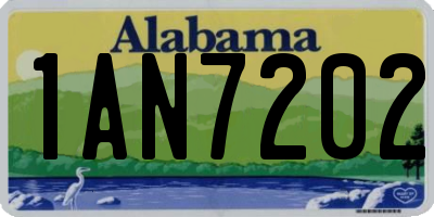 AL license plate 1AN7202