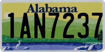 AL license plate 1AN7237