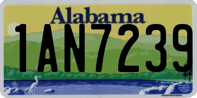 AL license plate 1AN7239